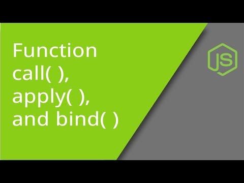 JS Function Methods call apply and bind