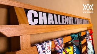 Running Medals Display Rack | Woodworking Project