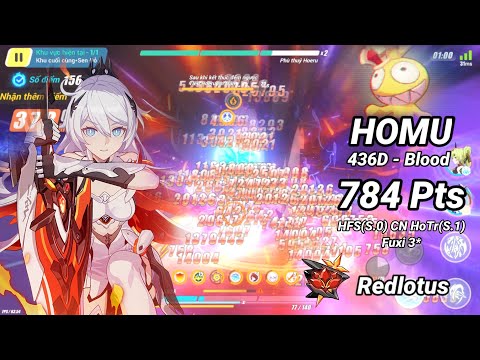 Redlotus D436: HOMU (Blood) 784 Pts - HFS(S.0) CN HoTr(S.1) Fuxi 3* | Honkai 6.4