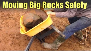 Back-Saving Tips for Moving Big Rocks