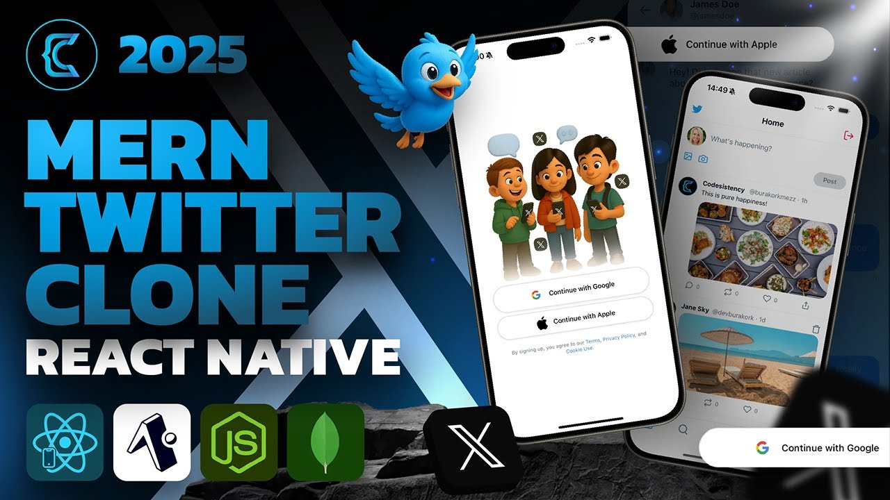 MERN Stack Project: Build a Twitter Clone with React Native - Full React Native Tutorial