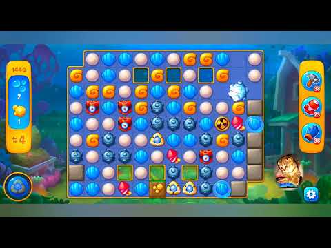 Fishdom, 1440 level,no Booster - 1440 уровень, прохождение без бустеров.