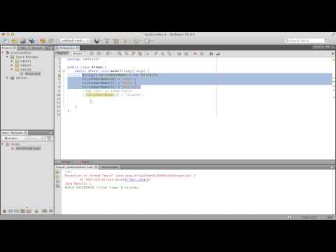 Java Tutorial - 3 - Arrays German