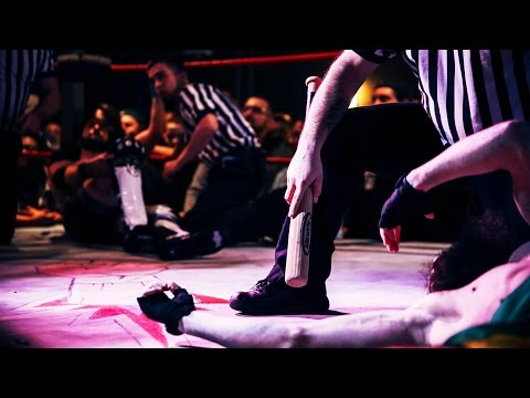 Da Hoodz attack Dave Cole & Anthony Stone with a baseball bat - Beyond Wrestling "By Popular Demand"