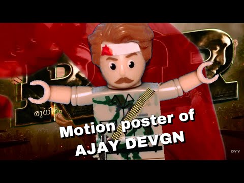 Ajay Devgn Motion Poster - RRR movie | NTR, Ram Charan Alia Bhatt | SS Rajamouli
