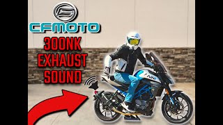 CFMOTO 300NK Exhaust Sound [USA] | Best 300NK Exhaust + 300SS Exhaust