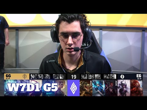 Golden Guardians vs Evil Geniuses | Week 7 Day 1 S11 LCS Summer 2021 | GG vs EG W7D1 Full Game