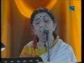 Live Performance Lata Mangeshker. Didi Tera Devar Dewana.