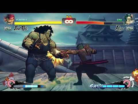 USFIV - New, Evil Ryu Super Critical Art