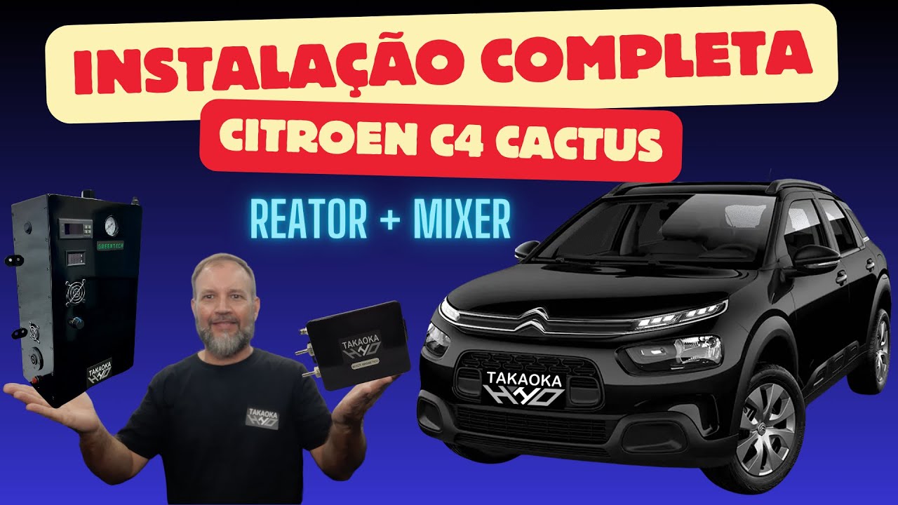 Como é a instalação do Reator Greentech e Mixer Magnético HHO no Citroën