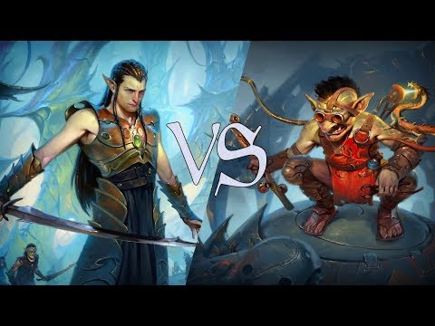 MTG Duel Deck Gameplay - Elves VS Inventors