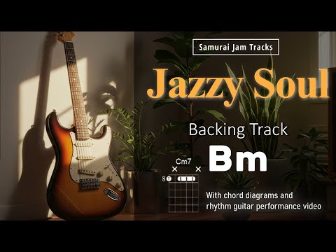 Jazzy Soul Guitar Backing Track in C minor - Smoky Vibes