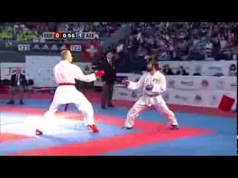 Rafael AGHAYEV vs Noah BITSCH. FINAL Male Kumite -75kg. European Karate Championships 2015