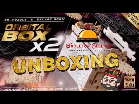 Unboxing Orbital Box x2 from EscapeWelt, a wooden puzzle box you build yourself