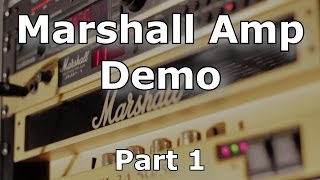 Video thumbnail for Marshall Amp Demo (JMP-1 / EL-34 50/50) - Part 1 - Clean by Vladimir Shevyakov