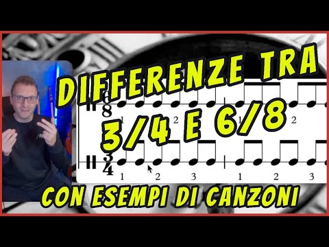 Differenza tra tempo 3/4 e 6/8 con esempi audio