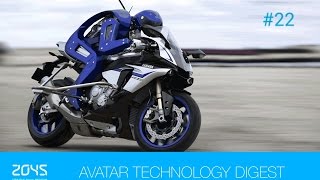 #22 Avatar Technology Digest / Motorcycle-riding humanoid robot / Biomimetic worm-bot