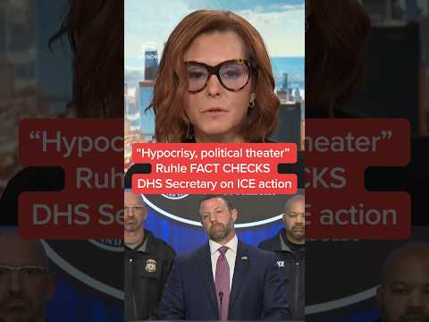 'Hypocrisy, political theater' Ruhle FACT CHECKS DHS Secretary on ICE action