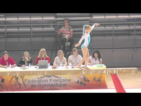 Championnats de France 2013 - Cognac - Léa Bournique - Aline Friess