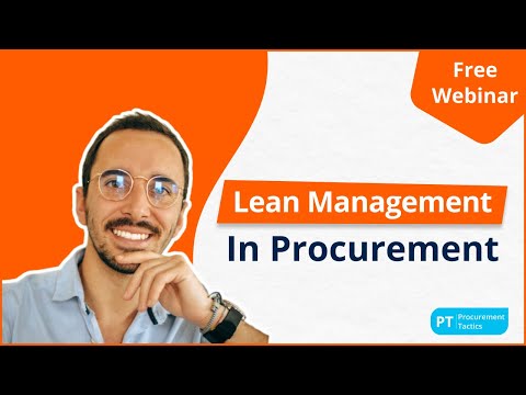 Lean Management in Procurement  [Free Webinar]