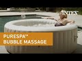 There’s nothing like a soothing, warm soak surrounded by thousands of therapeutic bubbles after a long day. Incorporating 120 heated bubble jets with Intex’s unique patented Fiber-Tech™ construction PureSpa™ Bubble Therapy is like no other inflatable spa in the world today