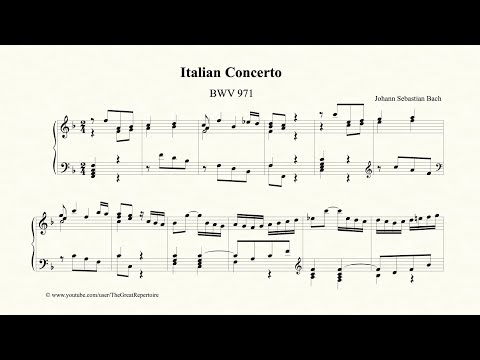 Italian Concerto, BWV 971: I. —