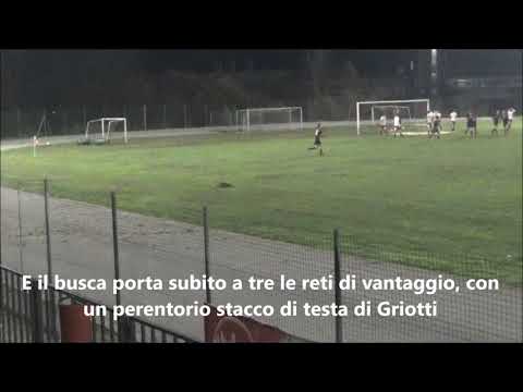 Valle Po vs Busca 0 - 4 i gol e le azioni salienti