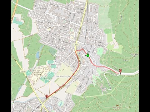 Ortsdurchfahrt an der Bergstraße/DA: Seeheim (Süd rein, Ost raus)