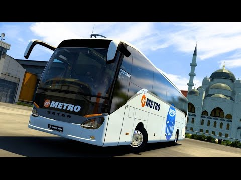 Turkey Map & Terminals // Aydın - Muğla Trip | Setra S516 HD | ETS2 1.48 !