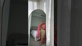 Hand Embroidered Pure Maysuri Suit - Video 1