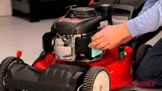 How to change the air filter | Troy-Bilt walk-behind lawn mower