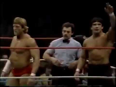 Paul Orndorff Ricky Steamboat vs. Chuck Simpson Mr. X - 1/13/1986 - WWF