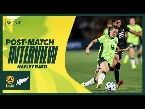 💬 Hayley Raso: I'm pretty happy with that on my left foot | Post-Match Interview
