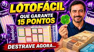FIZ 15 PONTOS na LOTOFÁCIL dessa maneira MEU SGREDO SEM FILTROS!!!