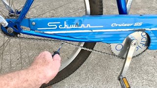 How To Adjust The Chain On A Beach Cruiser Bike