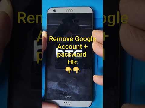 Remove Google Account + password htc