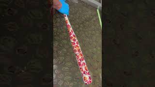 Hydro Dipping Baseball Bat #satisfying #hydrodipping