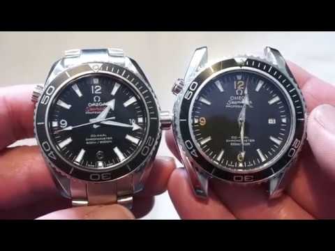 Rep Vs Real Omega Seamaster Watch Comparison