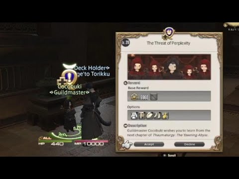 FF14 - JQ - The Threat of Perplexity - Lv.20