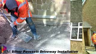 Preview of Silver Pavesett Block Paved Driveway Install.
