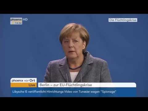 Flüchtlingspolitik: Angela Merkel gegen ihre Kritiker am 15.09.2015