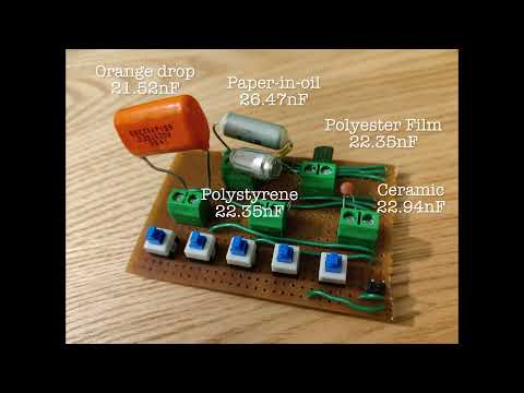 Guitar Tone Capacitors Test (Orange Drop Vs Paper in oil Vs Polystyrene Vs Polyester Vs Ceramic)