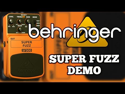 Демонстрация звучания педали эффектов Behringer SF300