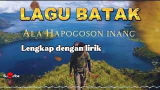 Download lagu Ala Hapogoson inang ||Lengkap dengan lirik || Lagu Batak|| Lagu sedih mp3