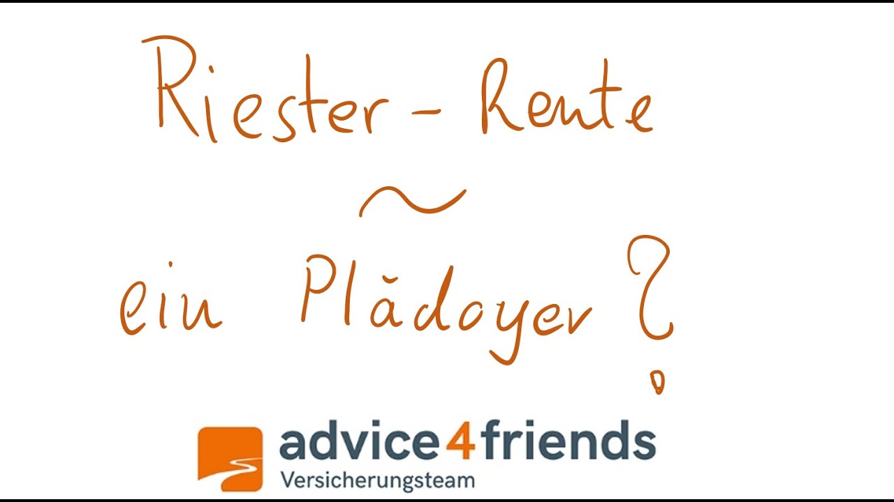 News zur Riesterrente - Teil 1