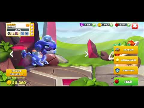 Completed Heroic Mode by feeding My top two Dragons to leve 90 -- Dragon Mania Legends -- DML