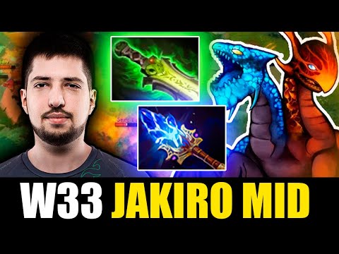 How to COMEBACK as W33 MID JAKIRO...  53k DAMAGE!!