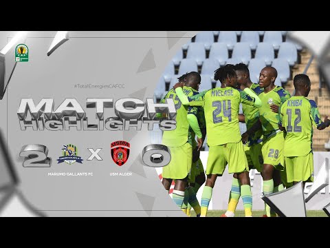 HIGHLIGHTS | Marumo Gallants :vs: USM Alger | Matchday 4 | 2022/23 #TotalEnergiesCAFCC