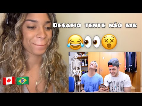 Gringa reage a DESAFIO TENTE NÃO RIR - PASSINHO DO ESPAGUETE!
