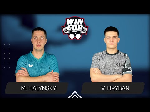 12:00 Mykola Halynskyi - Vadym Hryban 22.05.2025 WINCUP Elite. Table 1